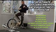 DIY Bicycle Electrical Generator - $100 Build Cost! Up to 24 AMPS!!!