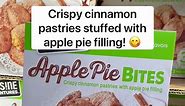 🍎 Delicious Apple Pie Bites at Costco! These crispy cinnamon pastries are stuffed with apple pie filling! 😋 They’re AMAZING in the air fryer! $9.99 for 36. #costco #applepie