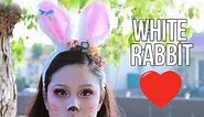 White Rabbit Makeup and Costume