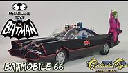 Mcfarlane Batmobile 66 Batman Retro Lincoln Futura TV 1966 UNBOXING and COMPARISON