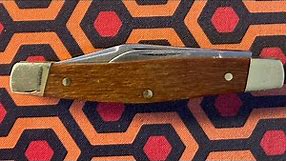 Ka-Bar 1058 USA 2 Blade Vintage Pocket Knife KABAR Jack Knife