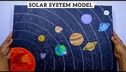 How to make 3D Solar System model | School project | 3D Model | SOLAR SYSTEM MODEL