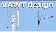 Vertical Axis Wind Turbine Aerodynamics and Design