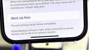 iPhone won't backup to iCloud? Here's 2 fixes!