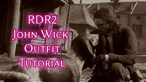 Red Dead Redemption 2: John Wick Outfit tutorial for John Marston