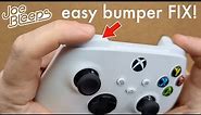 How to fix broken bumpers on Xbox Series S or X controller - no new parts needed!