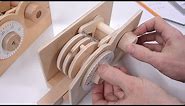 Wooden combination lock build