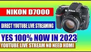 Nikon D7000 Youtube Live Streaming | Nikon D7000 Webcam | How To Go Live Direct From DSLR Camera