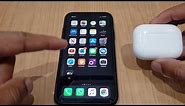 Connect AirPod Pro to iPhone 11