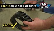 How to Clean Your Air Filter : Pro Tip