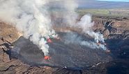 Kīlauea eruption overflight video - June 7, 2023