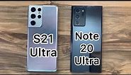 Samsung Galaxy S21 Ultra vs Samsung Galaxy Note 20 Ultra