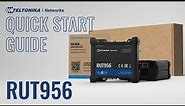 RUT956 Industrial Cellular Router Quick Start Guide | Teltonika Networks