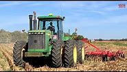 JOHN DEERE 9300 4wd Tractor Working on Fall Tillage