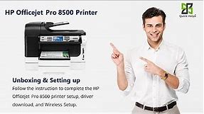 HP Officejet pro 8500 printer setup | Unbox HP Officejet pro 8500 printer | Wi-Fi setup