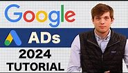 Google Ads Tutorial 2024 (Step by Step) How To Use Google Ads