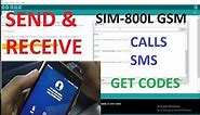 SEND-RECEIVE SMS-CALLS SIM-800l Arduino