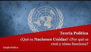 ¿Qué es la ONU? ¿Por qué se crearon las Naciones Unidas y cómo funcionan?
