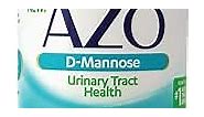 AZO D Mannose Urinary Tract Health, Cleanse, Flush & Protect The Urinary Tract, No.1 Pharmacist Recommended Brand, Clinical Strength, Non-GMO, 120 Count