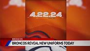 Broncos to unveil new uniforms on Monday