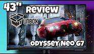 SAMSUNG ODYSSEY NEO G7 43" REVIEW G70NC (S43CG700)