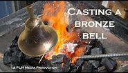 Casting a bronze bell