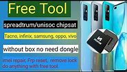 Crack tool without box| Free tool for imei repair | Spd frp tool | tacno,infinix, oppo,vivo,samsung,