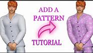 Step-by-Step Sims 4 Clothing Recoloring Tutorial for Beginners: Adding Patterns to Base Game Clothes