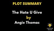 Plot Summary Of The Hate U Give By Angie Thomas. - A Summary Of "The Hate You Give By Angie Thomas