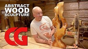 Making an Abstract Wood Sculpture - Art, Carving