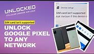 How To Unlock Google Pixel Cellular Carrier SIM Lock | Unlock Google Pixel Phones to any network