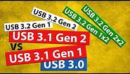 USB 3.1 Gen 1 vs Gen 2... vs USB 3.2 Gen 1 vs... What? Names Explained