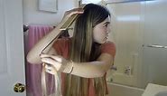CUTTING 18 INCHES OF HAIR AT HOME (FULL VIDEO)