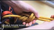 Climbing tips: How to tie into a harness using a figure 8 knot