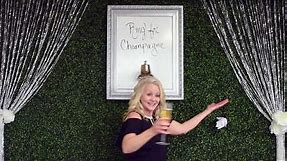 How a Living Champagne Wall Works