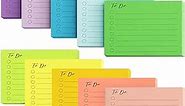 EOOUT 10 Pack Lined Sticky Notes, 500 Sheets to Do List Sticky Notes, 3x4 Inches Self-Stick Notes with Line, Square Sticky Notes for Office, Home, School, Meeting