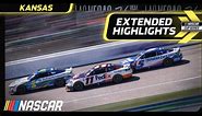 A win worth fighting for: NASCAR Cup Series Extended Highlights from Kansas
