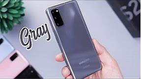 Gray Galaxy S20 Unboxing & First Impressions!