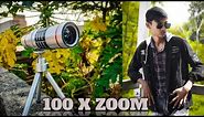 DSLR Photoshoot Lens 100X Super Zoom Lens for Mobile |18X HD Mobile Telephoto Lens MD SAMIR TECH
