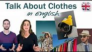 How to Talk About Clothes in English - Spoken English Lesson