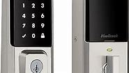 Kwikset Halo Touchscreen Wi-Fi Smart Door Lock, Keyless Entry Electronic Deadbolt Door Lock, No Hub Required App Remote Control, With SmartKey Re-Key Security, Satin Nickel