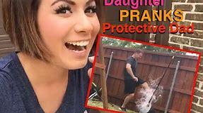 Daughter Pranks Protective Dad (Pressure Washer)