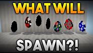 How to get Hidden Spawn Eggs with 1 command - Minecraft PE/BE 1.16