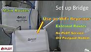 How I use Old PLDT modem as external router or WiFi Repeater
