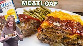 Jiffy Corn Muffin Mix MEATLOAF, You'll Want This Meatloaf Recipe, It's That Good