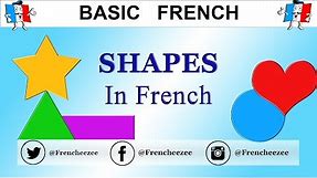 SHAPES IN FRENCH - INTERACTIVE FRENCH LESSON