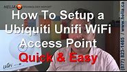 How To Setup and Configure UBNT Ubiquiti Unifi Wifi Access Points