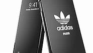 adidas Case Designed for iPhone X/XS Case, Drop Tested Cases, Shockproof Raised Edges, Original Paris Snap Case Protective Case, Black White Logo