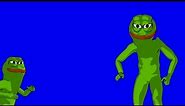 [Chroma Key] Pepe the Frog (Dancing) - Blue Screen