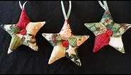 Patchwork Star Ornaments